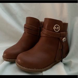 Michael Kors toddler girls brown boots